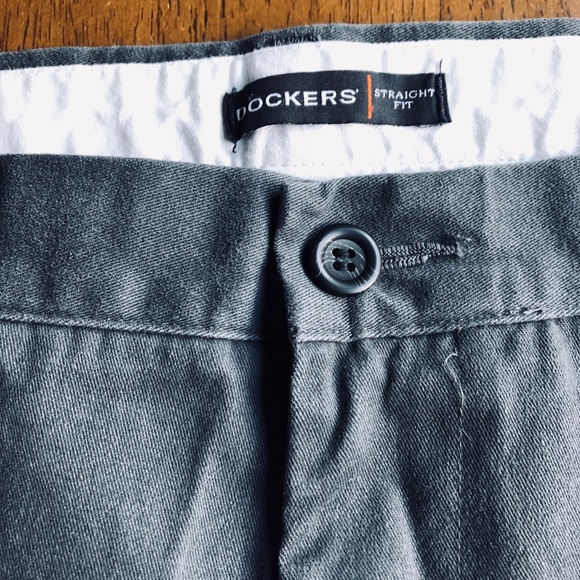 Men’s Dockers Straight Fit Grey 40x30 - Picture 5 of 8